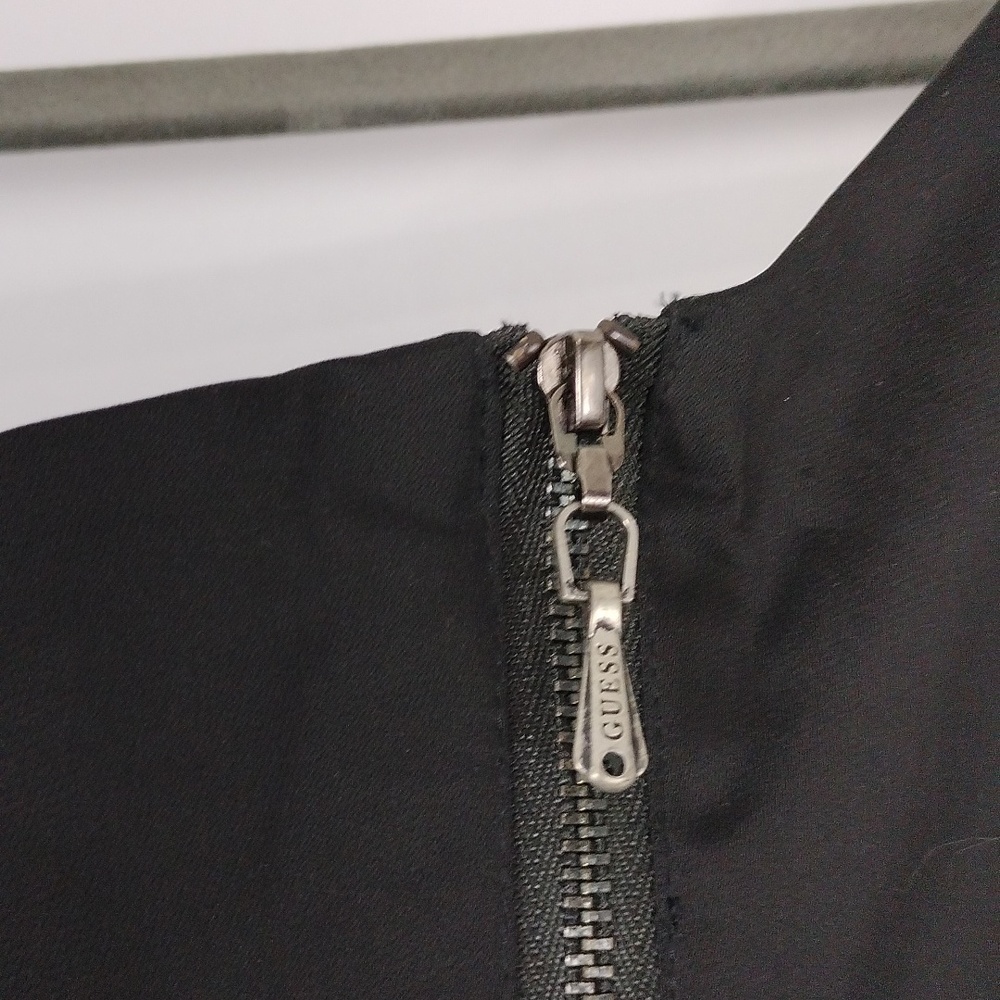 Guess One Shoulder Dress With Lace Ruffle - Picture 8 of 9